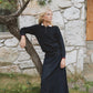 KIN & KIN BLUE WASH DENIM MAXI SKIRT