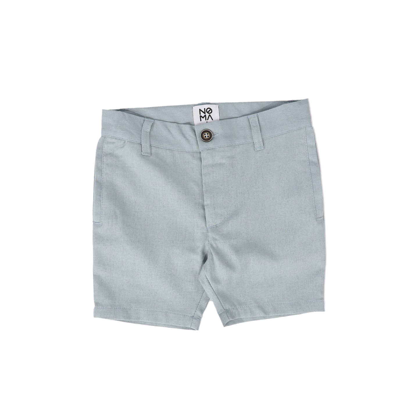 NOMA POWDER BLUE LINEN SHORTS