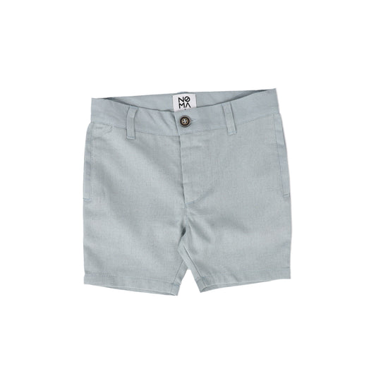 NOMA POWDER BLUE LINEN SHORTS