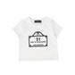 KARL LAGERFELD IVORY GRAPHIC T-SHIRT