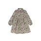 PAPILLON OLIVE GREEN FLORAL PLAID DRESS
