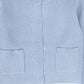 TUSTELLO LIGHT BLUE RIBBED BUTTON CARDIGAN