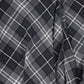 BAMBOO NAVY PLAID WRAP RUFFLE MAXI SKIRT