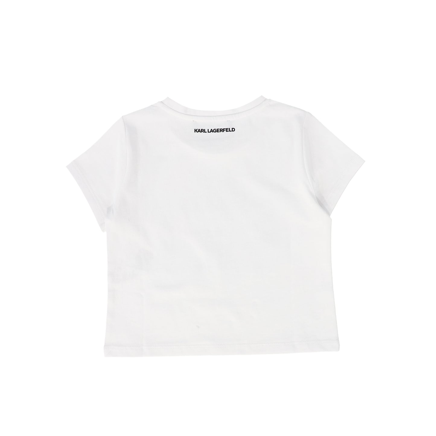 KARL LAGERFELD IVORY GRAPHIC T-SHIRT