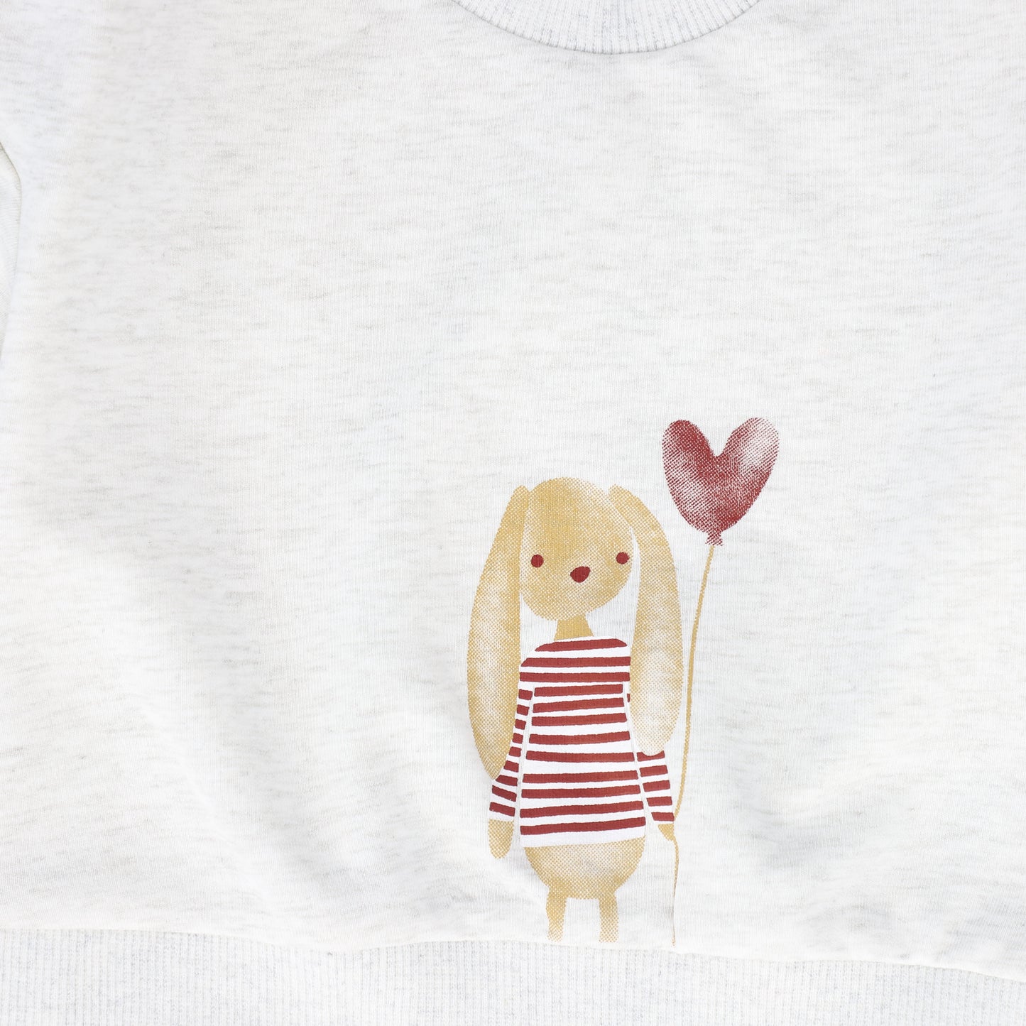 PHIL AND PHOEBE GREY/PINK PUPPY PATCH SWEATSHIRT SET