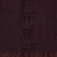 MINIMAL BURGUNDY KNIT OVERLAY PLEATED DRESS