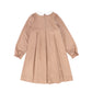 BAMBOO PINK WOOL EMBROIDERED DRESS