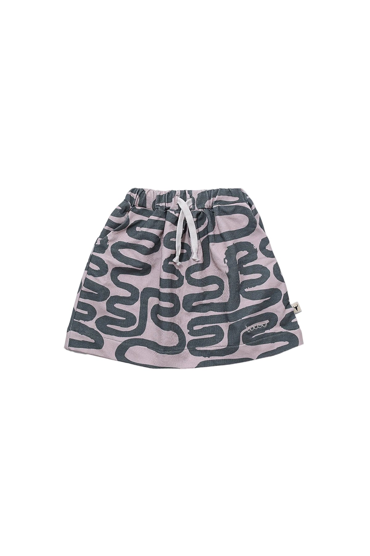 BOOSO GREEN PRINT SKIRT