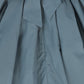 FRANCESCA GUILIANO DUSTY BLUE PUFF SLEEVE NECK TIE BLOUSE