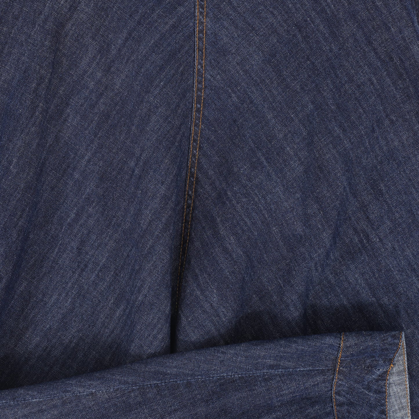 BAMBOO DARK DENIM FLAIR MAXI SKIRT [FINAL SALE]