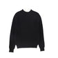 MALLORY AND MERLOT BLACK RUFFLE KNIT MOCKNECK
