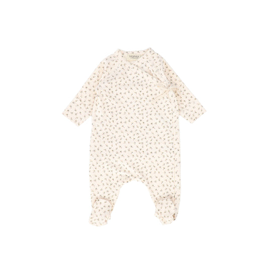 MARMAR COPENHAGEN PALE PINK FLORAL FOOTIE