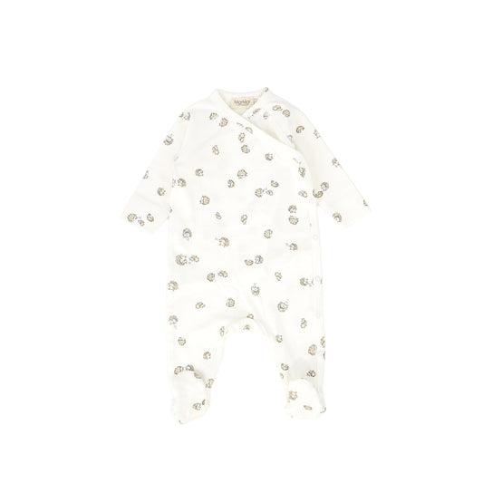 MARMAR COPENHAGEN WHITE ANIMAL PRINTED FOOTIE