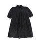 FRANCESCA GUILIANO BLACK VELVET EMPIRE DRESS
