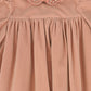 FRANCESCA GUILIANO MAUVE VELVET EMPIRE DRESS
