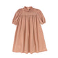 FRANCESCA GUILIANO MAUVE VELVET EMPIRE DRESS
