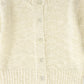 PAPILLON CREAM WOOL KNIT CARDIGAN