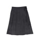 VALENTINA BLACK SILK PLEATED WRAP SKIRT