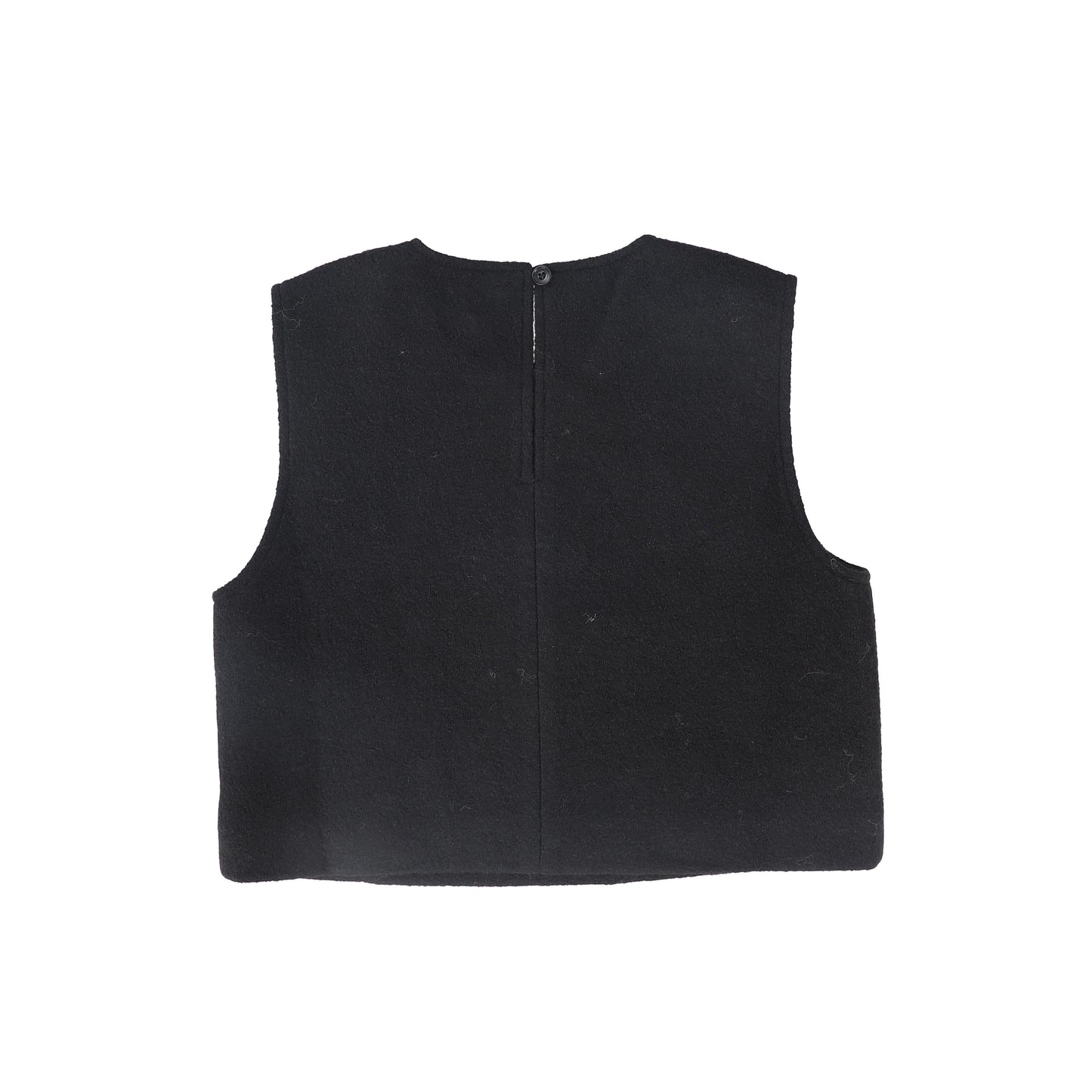 VALENTINA BLACK JEWEL WOOL VEST