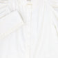 VALENTINA WHITE POINTED SHOULDER PUFF BLOUSE