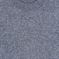 VALENTINA NAVY MARLED CREW NECK SWEATER