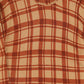 VIBE CAMEL PLAID TURTLENECK
