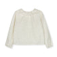 LILOU CREAM FLORAL PRINT RUFFLE COLLAR BLOUSE