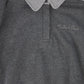 DUKE AND PORT CHARCOAL TRIM COLLAR SWEATSHIRT