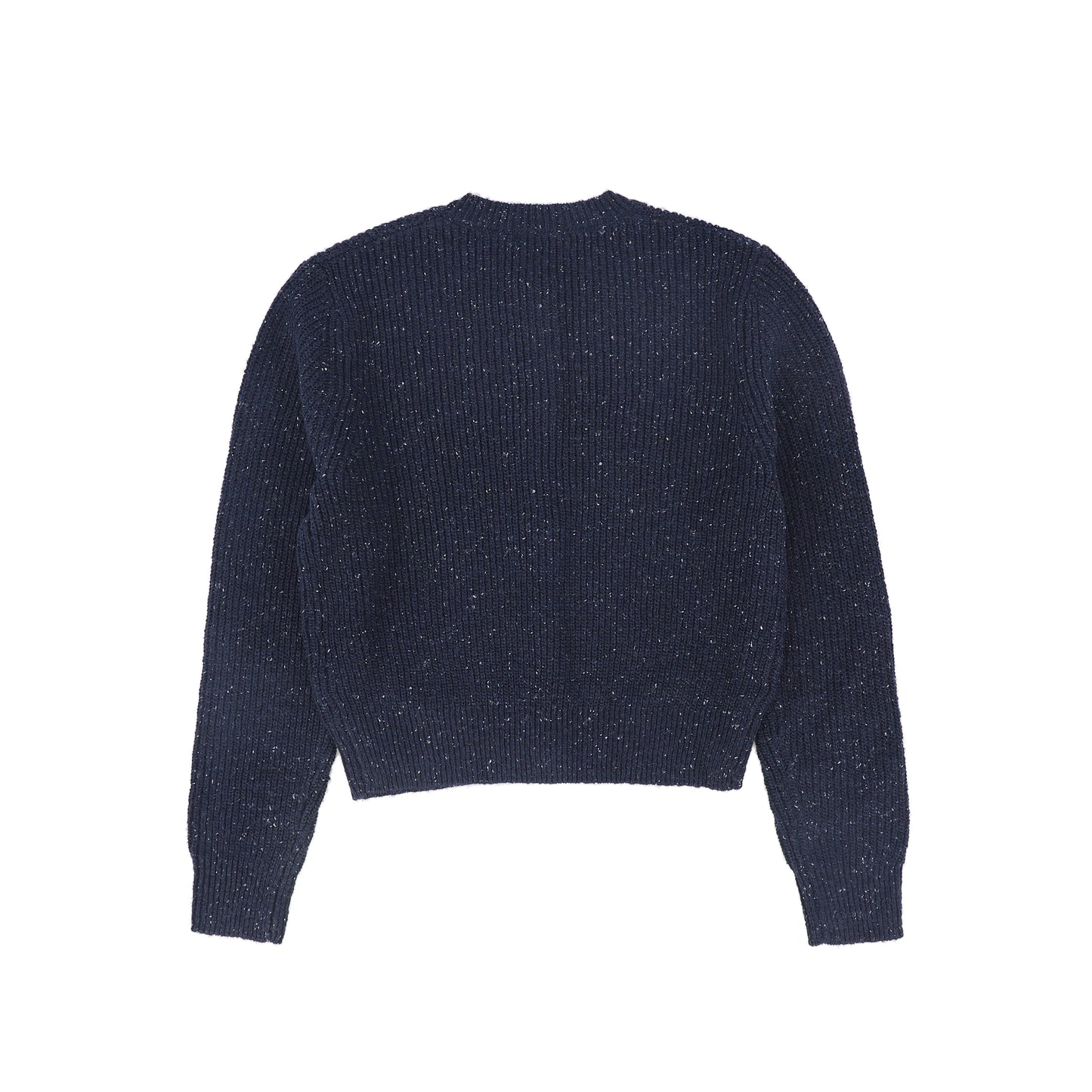 VALENTINA NAVY DIAMOND CHUNKY KNIT CARDIGAN