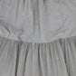 VALENTINA LIGHT GREY WOOL BOTTOM PLEATED DRESS