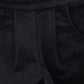FRANCESCA GUILIANO BLACK VELVET POCKET SHORTS