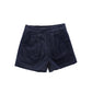 FRANCESCA GUILIANO BLUE VELVET POCKET SHORTS