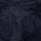 FRANCESCA GUILIANO BLUE VELVET POCKET SHORTS