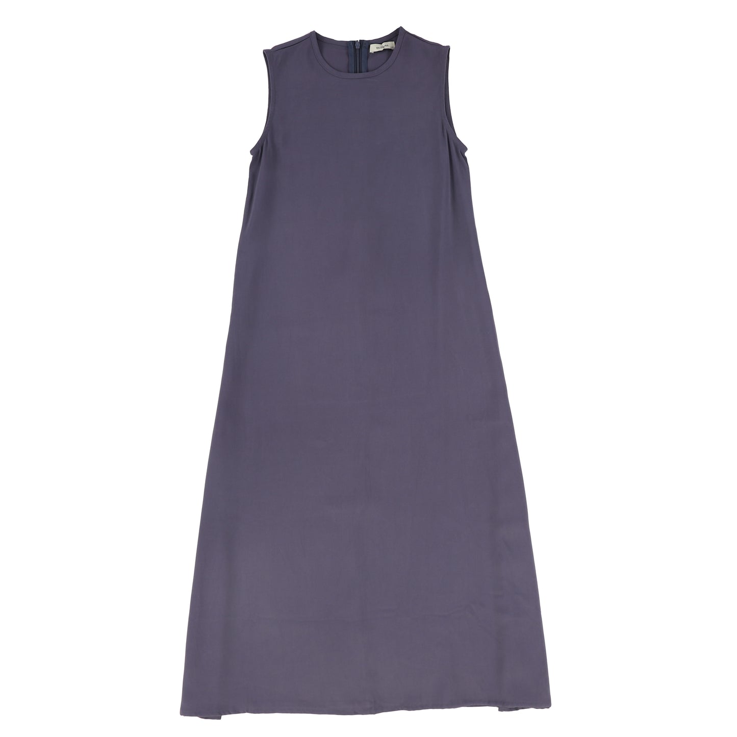 VALENTINA NAVY CUPRO SLIP DRESS