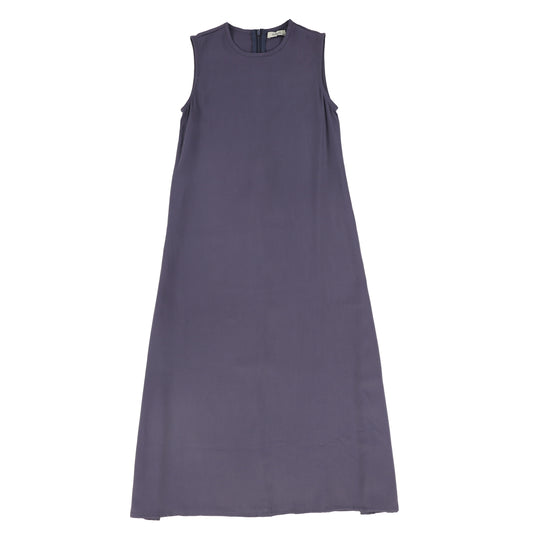 VALENTINA NAVY CUPRO SLIP DRESS