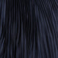 TUSTELLO NAVY TINY PLEAT MIDI SKIRT