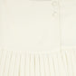 VALENTINA CREAM ACCORDION PLEATED PANEL SKIRT