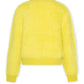 A076 YELLOW FUZZY SWEATER