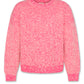 A076 HOT PINK TEXTURED CHUNKY KNIT SWEATER