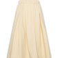 A076 BEIGE MIDI SKIRT