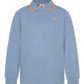 A076 HEATHER BLUE POLO SHIRT