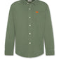 A076 HUNTER GREEN PIQUE COLLAR SHIRT