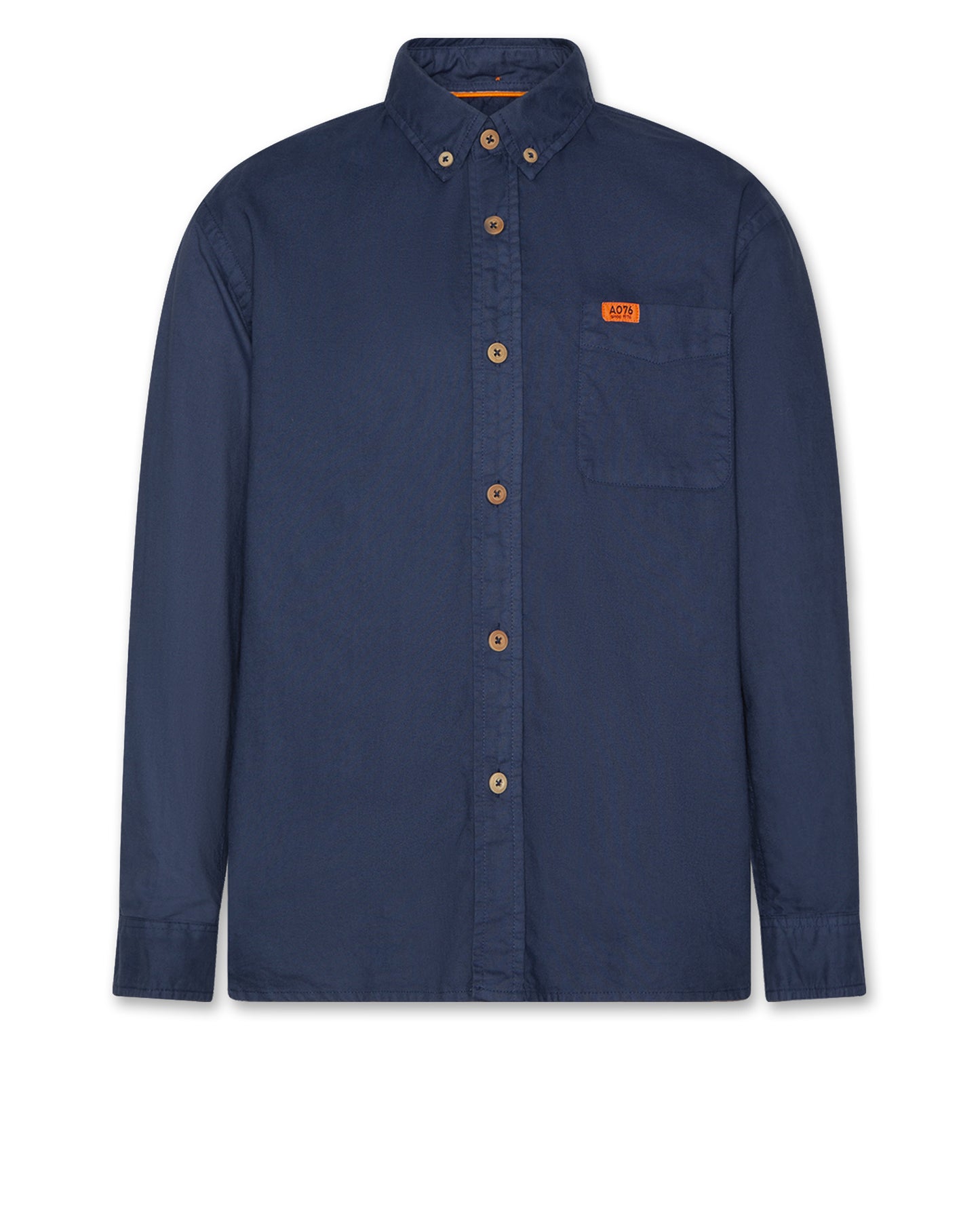 A076 NAVY COLLAR SHIRT
