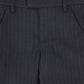 BACE COLLECTION GREY STRIPED WOOL PANTS