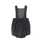 BACE COLLECTION GREY STRIPED WOOL BUBBLE ROMPER