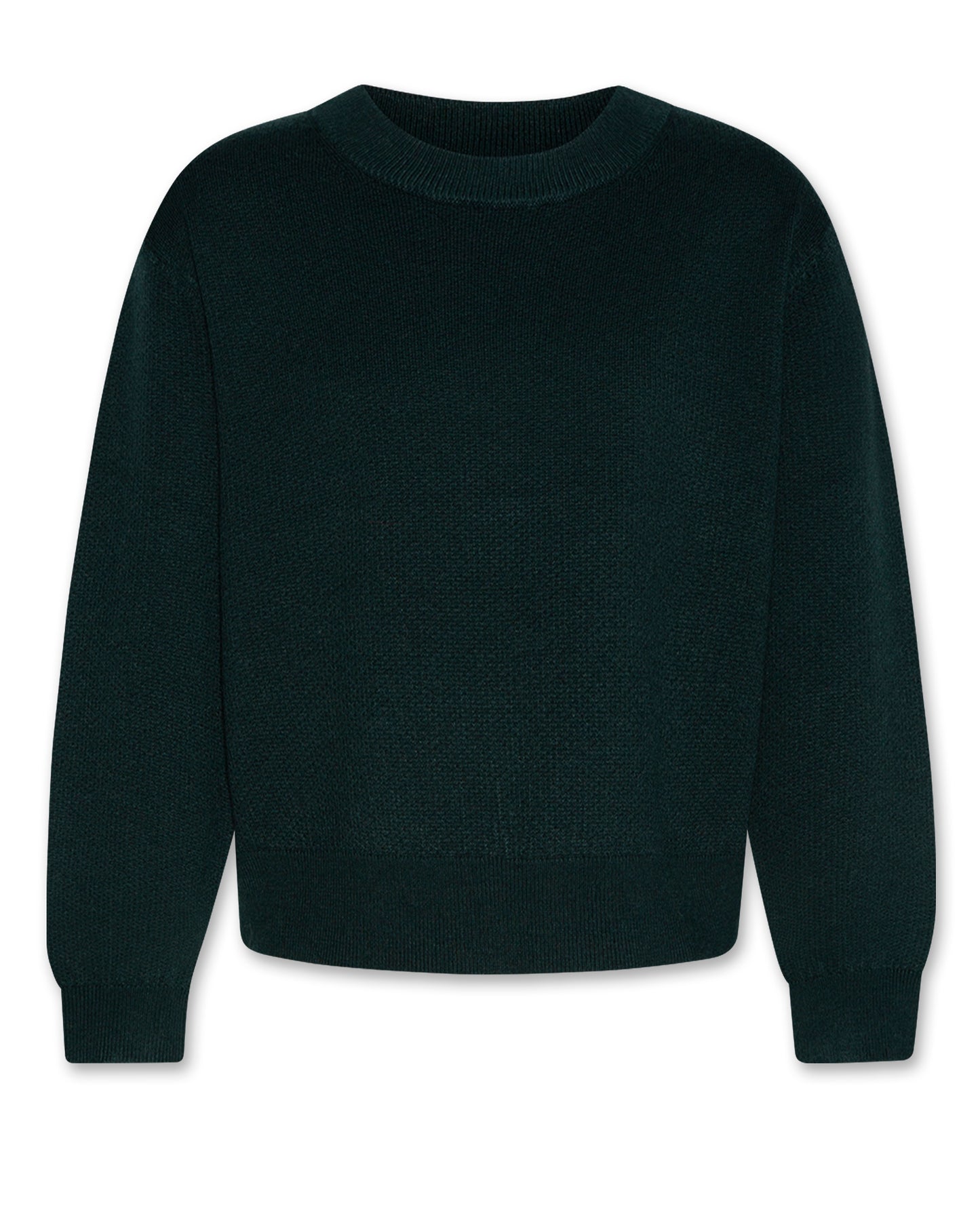 AO76 HUNTER GREEN KNIT SWEATER
