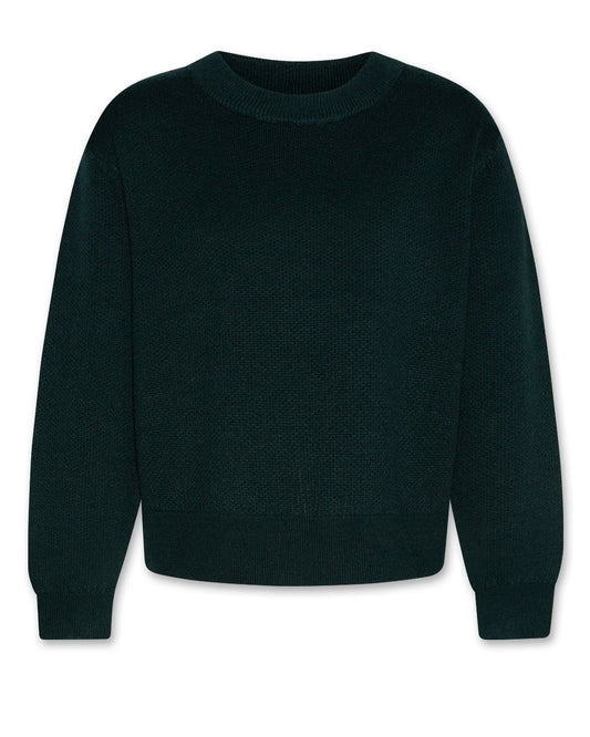 AO76 HUNTER GREEN KNIT SWEATER