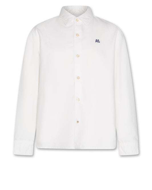 AO76 WHITE BUTTON DOWN SHIRT