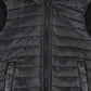BACE COLLECTION BLACK QUILTED SWEATSHIRT