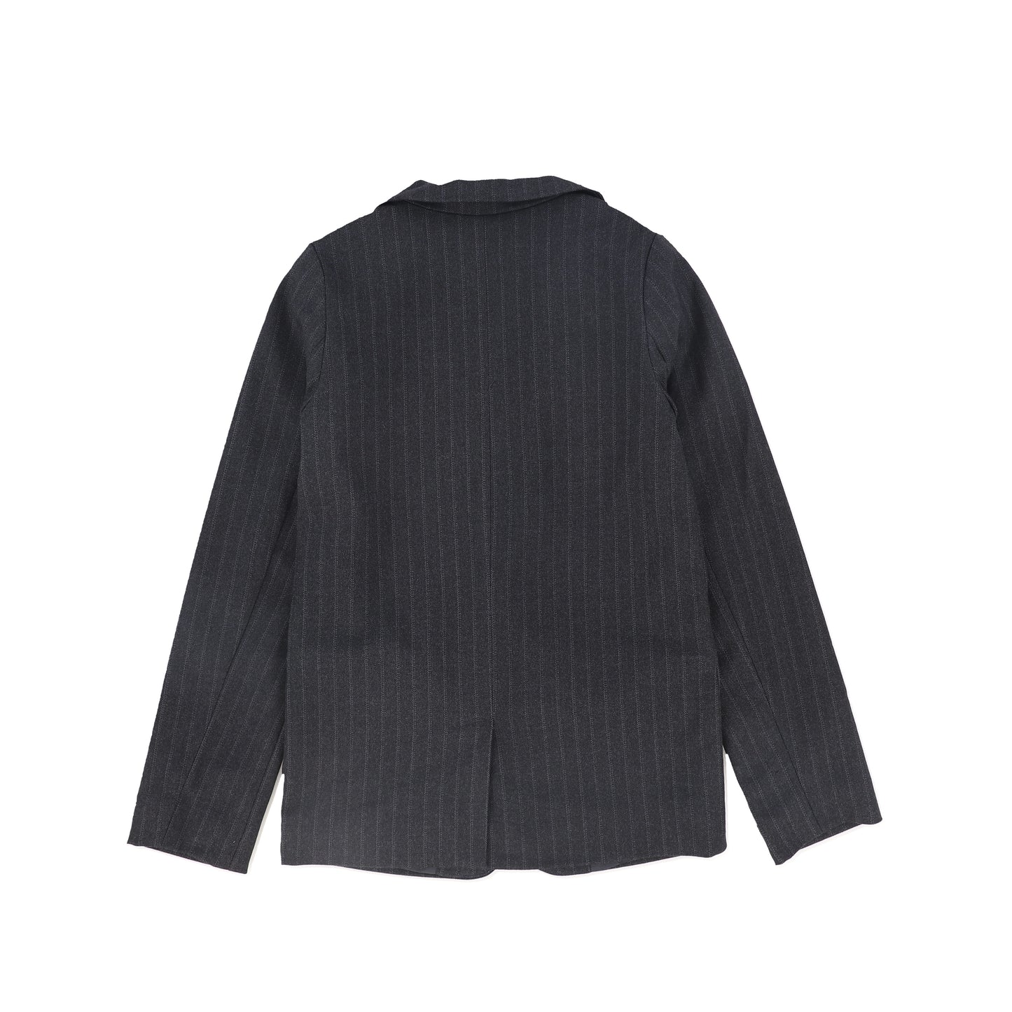 BACE COLLECTION GREY STRIPED POCKET BLAZER